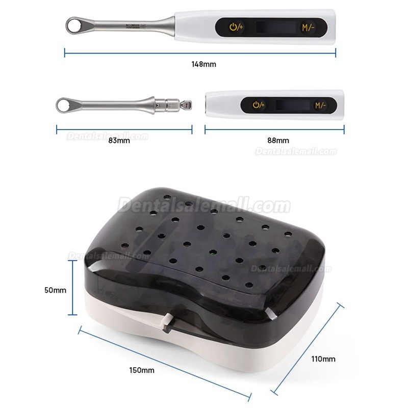 Electric Dental Universal Implant Torque Wrench with 16Pcs Screwdriver Implant Prosthetic Kit